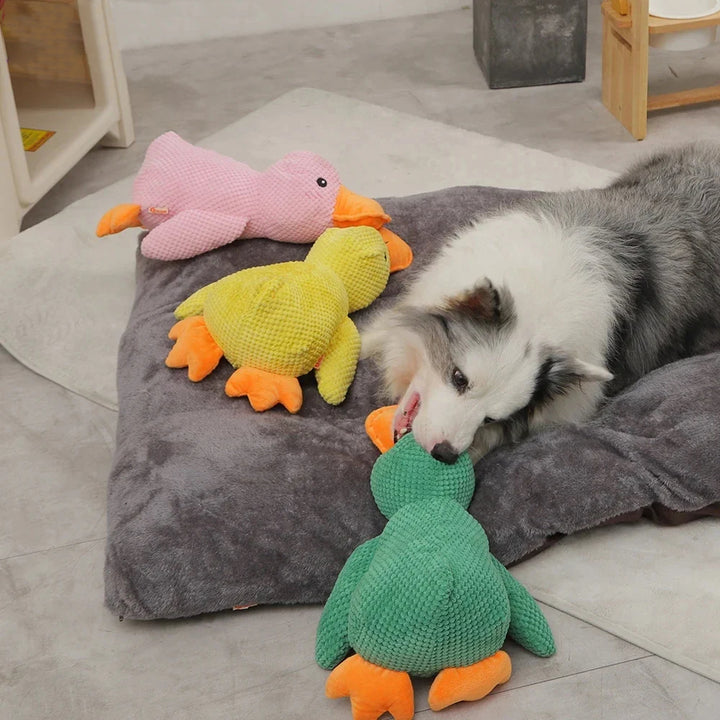 Dog Sleeping Toy Duck Chew Sounding Toy for Small Medium Large Dogs