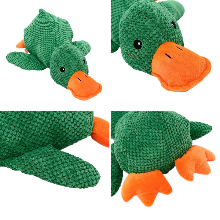 Dog Sleeping Toy Duck Chew Sounding Toy for Small Medium Large Dogs