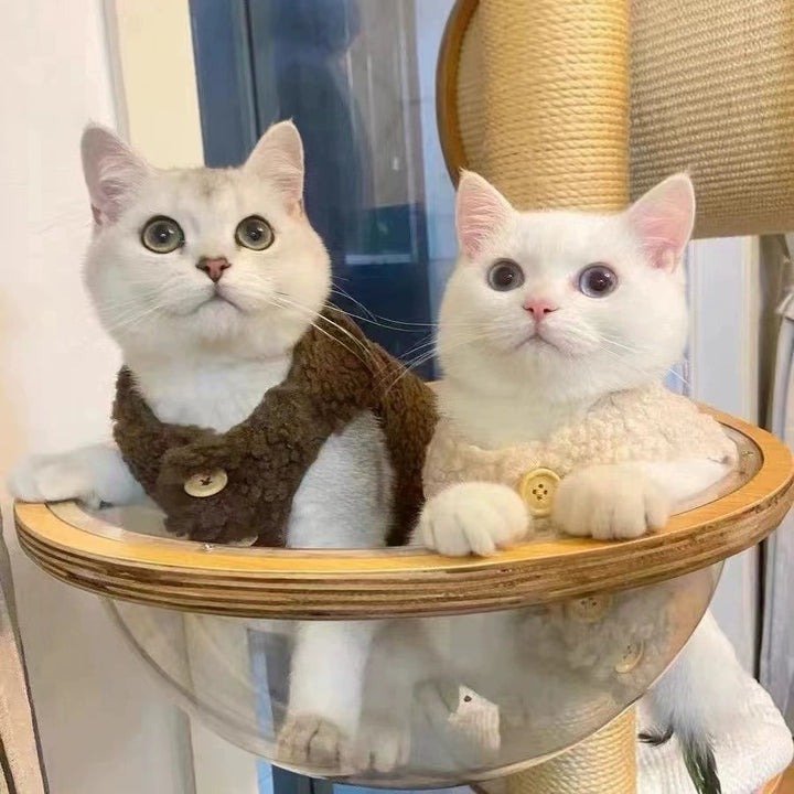 Cute Lamb Wool Vest for Cats and Small Dogs