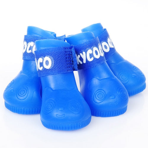 Pet Puppy Shoes Rainshoes Water Proof Rubber Shoes Summer