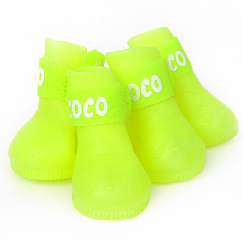 Pet Puppy Shoes Rainshoes Water Proof Rubber Shoes Summer