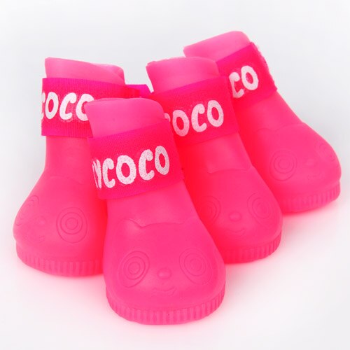 Pet Puppy Shoes Rainshoes Water Proof Rubber Shoes Summer