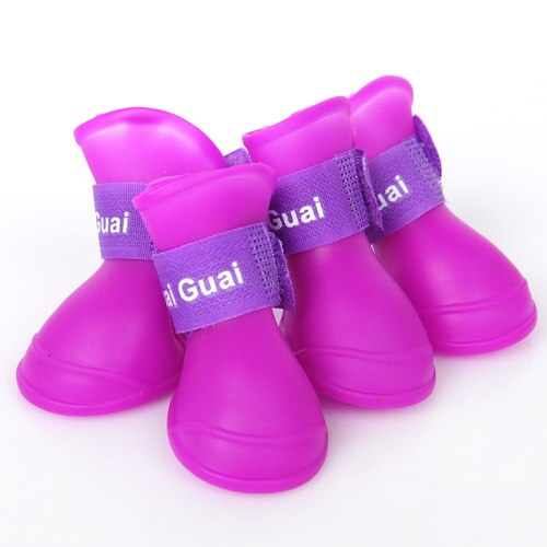 Pet Puppy Shoes Rainshoes Water Proof Rubber Shoes Summer