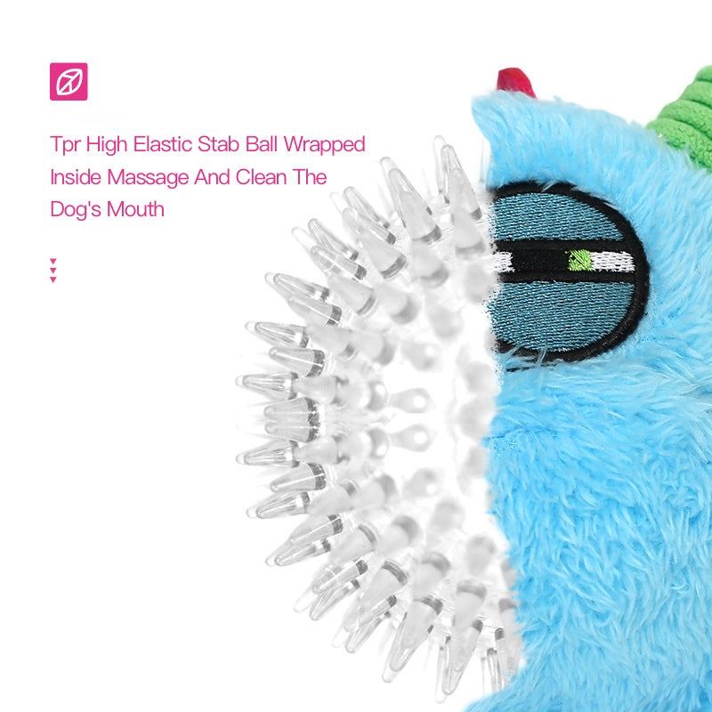 Q Treasure Family 7 styles press to sound dog chew toys