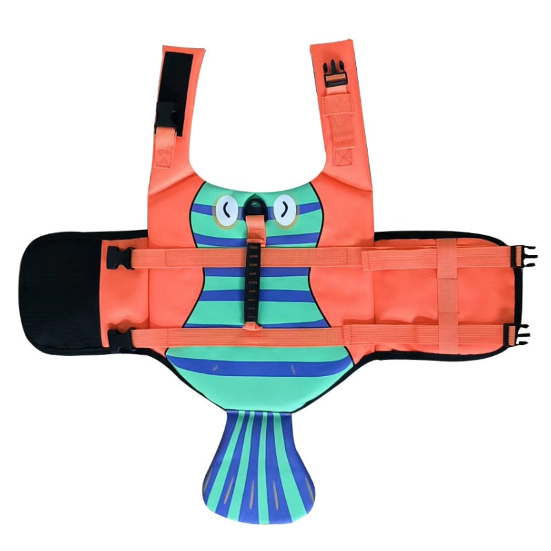 Dog Life Jacket Safety Clothes Life Vest Collar Harness Saver Pet Dog Summer Swimming Preserver Swimwear