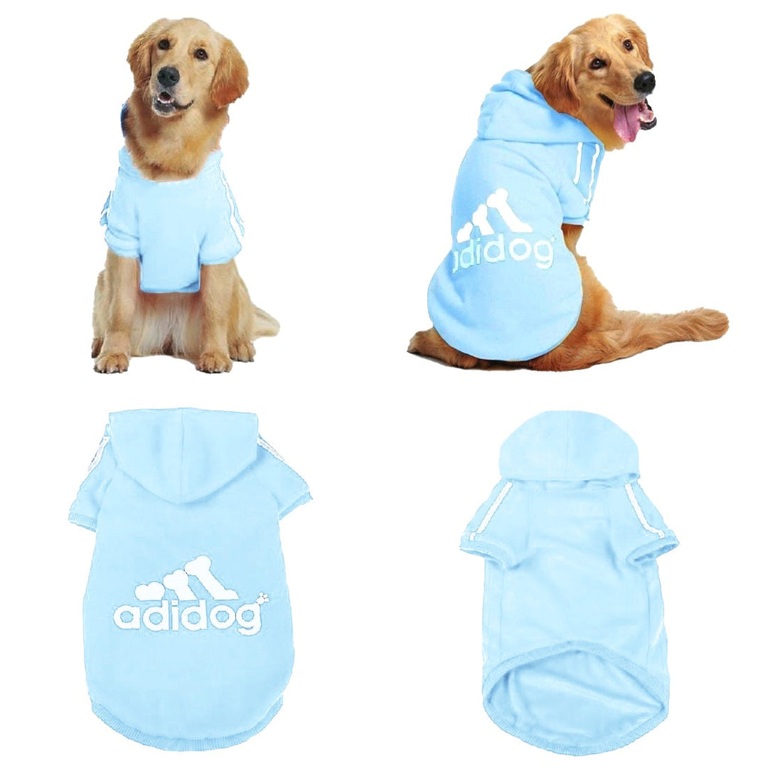 adidog hoodie light blue L