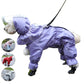 4-Colors Dog Raincoat Outdoor Puppy Raincoat