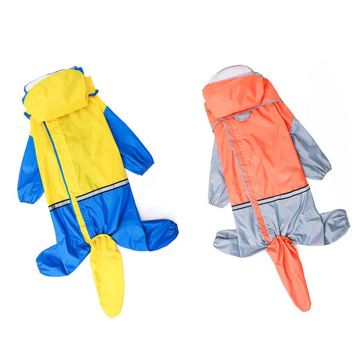 Dog Riancoat Jumpsuit Rain Coat