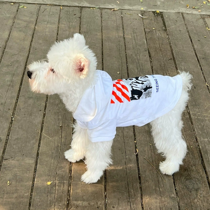 3M Reflective Print Pet Parent-Child T-Shirt