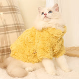 Fleece-Lined Warm Coat for Ragdolls and Small Cats