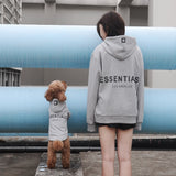 Reflective ”ESSENTIALS“ Cat & Dog Fall Parent-Child Hoodie