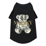 Money Bear Cat & Dog Summer Parent-Child T-shirts