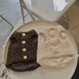 Cute Lamb Wool Vest for Cats and Small Dogs