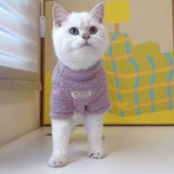 Cozy Winter Cotton Jacket for Cats – Anti-Shedding