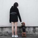 Reflective ”ESSENTIALS“ Cat & Dog Fall Parent-Child Hoodie