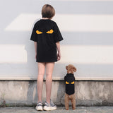 Eyes Cat & Dog Summer Parent-Child T-shirts