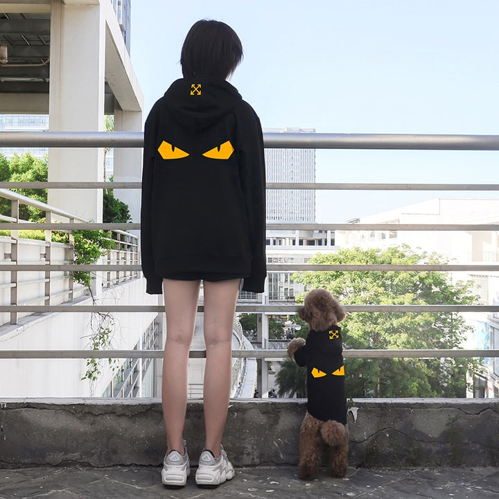 Eyes Cat & Dog Fall Parent-Child Hoodie