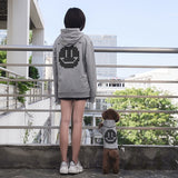 Pixel Smile Cat & Dog Fall Parent-Child Hoodie