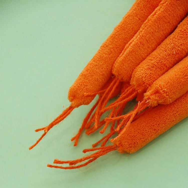 Natural Wood Silvervine Simulated Green Onion Carrot Celery Cat Self-Entertainment Toy