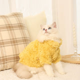 Fleece-Lined Warm Coat for Ragdolls and Small Cats