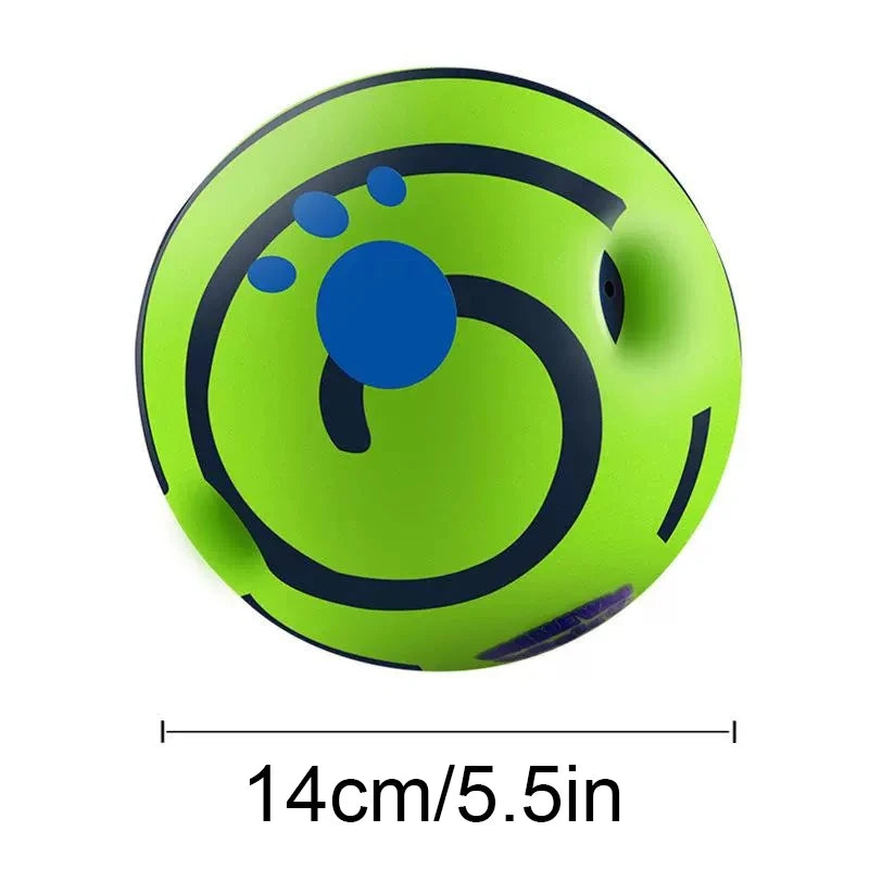 Giggle Ball Dog Toy – Glowing, Sound-Activated Interactive Play Ball