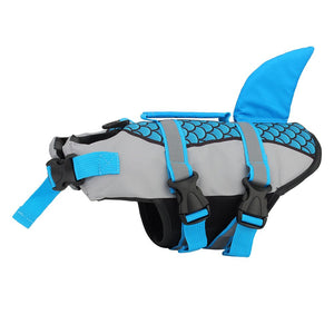 Dog Life Jacket Vest Summer Pet Collar Harness Swimming Printed Safety Swimwear Reflective Clothes