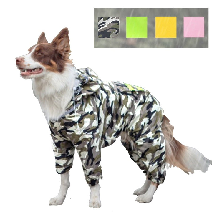 Dog Raincoat Jumpsuit Rain Coat for Dogs Pet Cloak