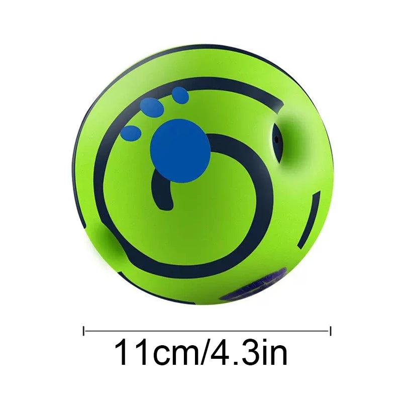 Giggle Ball Dog Toy – Glowing, Sound-Activated Interactive Play Ball
