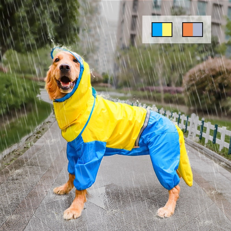 Dog Riancoat Jumpsuit Rain Coat