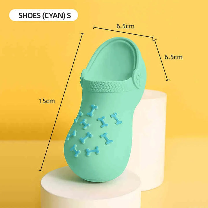 Dog Toys Sound Latex Slippers Bite Resistant Self Heating Boredom Puppy Corgi Large Dog Pet Dog Supplies