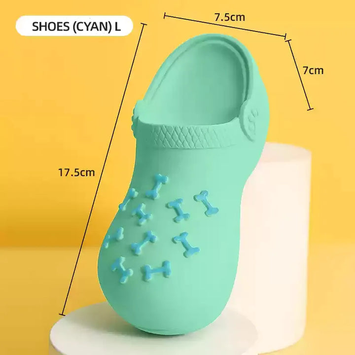 Dog Toys Sound Latex Slippers Bite Resistant Self Heating Boredom Puppy Corgi Large Dog Pet Dog Supplies