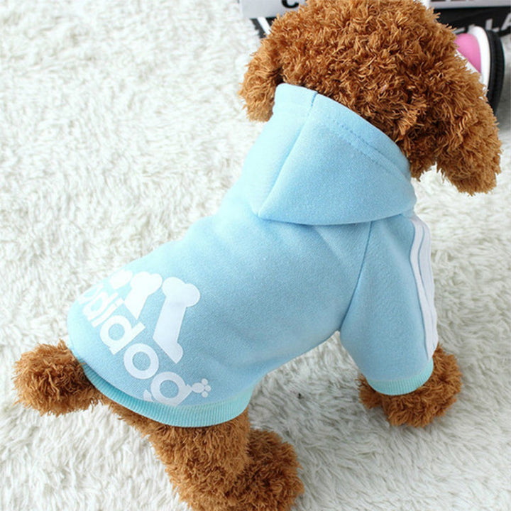 adidog hoodie light blue S