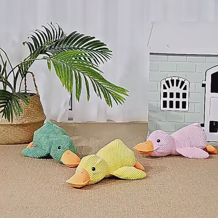 狗狗睡覺玩具鴨咀嚼發聲玩具適合中小型犬