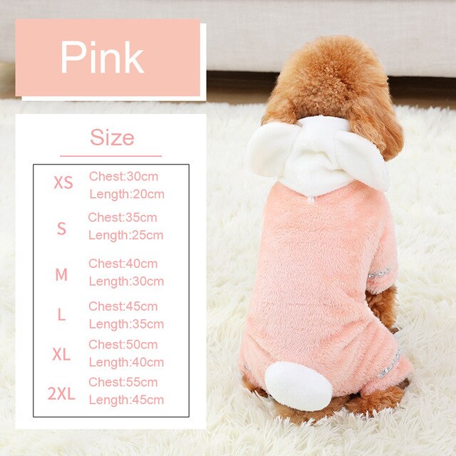 Dog Hoodie Winter Pet Dog Clothes For Dogs Warm Coat Jacket Cotton Clothing For Dogs Pets Clothing