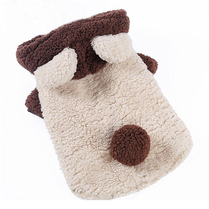 Pet Big Dogs Autumn and Winter Warm Clothes Bear Costume Two Feet