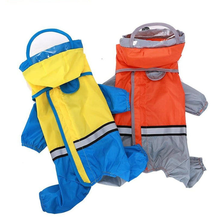 Dog Raincoat Jumpsuit Raincoat Pet Cloak Small Dog Cat Chihuahua Teddy Waterproof Jacket