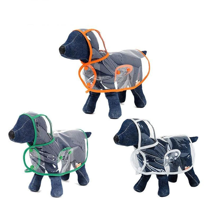 Pet Raincoat Dog Raincoat Pet Clothes Transparent Raincoat Clothes