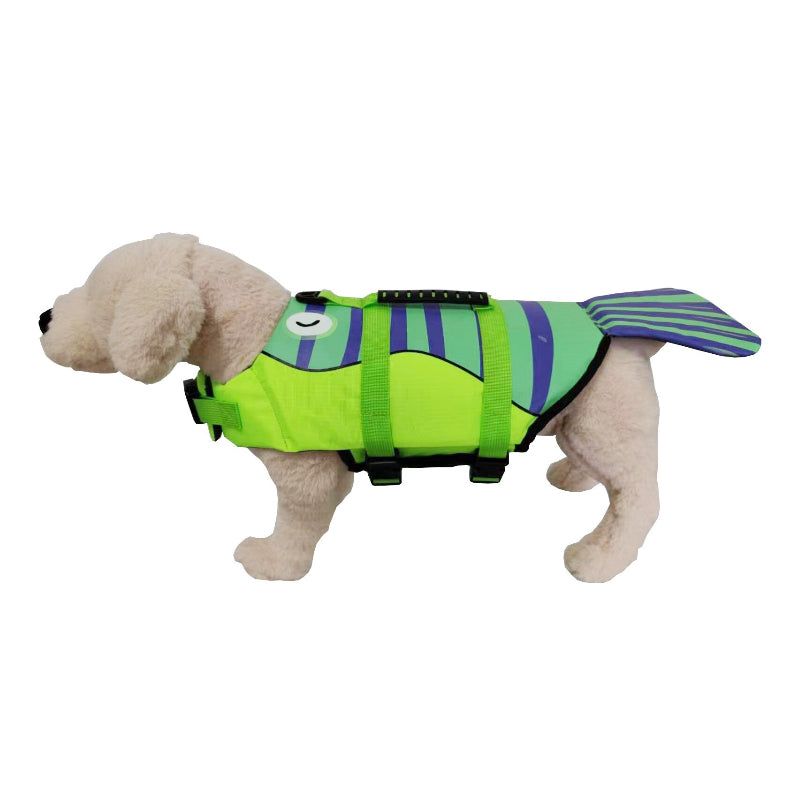 Dog Life Jacket Safety Clothes Life Vest Collar Harness Saver Pet Dog Summer Swimming Preserver Swimwear