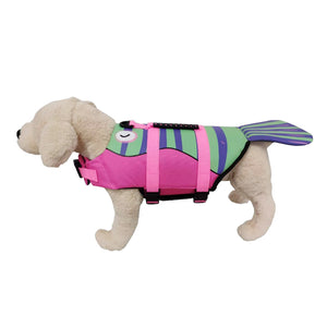 Dog Life Jacket Safety Clothes Life Vest Collar Harness Saver Pet Dog Summer Swimming Preserver Swimwear
