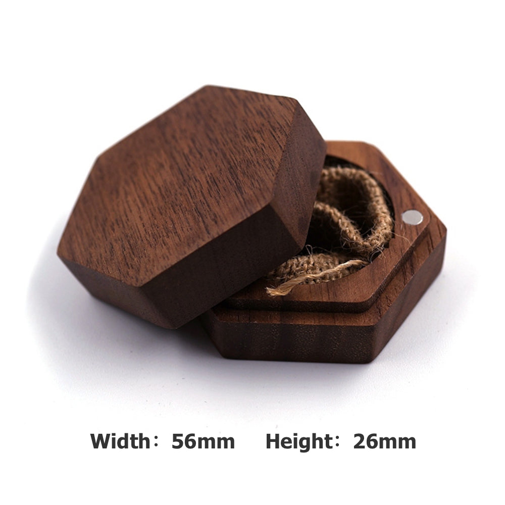 Pet solid wood box for storing teeth or hair