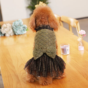 Pet Dog Clothes For Dog Winter Dress Cotton Warm Clothes
