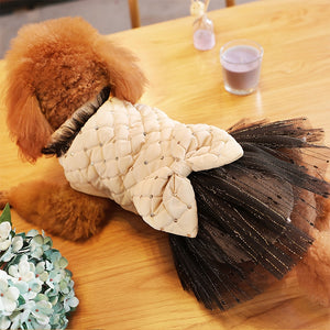 Pet Dog Clothes For Dog Winter Dress Cotton Warm Clothes