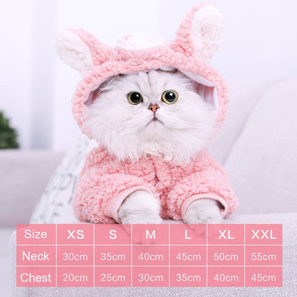 Cat Clothes Fleece Clothing Winter Coat Costume For Cats