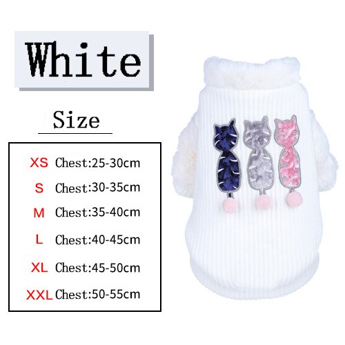 Pet Cat Dog Clothing Thicken Warm Christmas Clothes For Autumn/Winter Puppy Coat