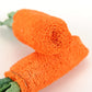 Pet Toy Carrot Shaped Loofah Sponge Dog Cat Chew Toy