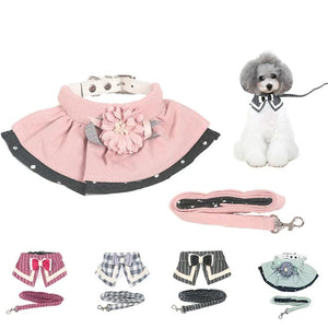 Pet Walking Harness and Leash Clothes Small Puppy Harness Jacket 5 styles
