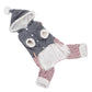 Cat Two Color Puppy Soft Comfortable Christmas Clothes With Hoodie