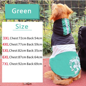 Big Dog clothes Large Dog Coat Warm Cotton-padded Two Feet Clothes