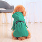 pet clothes British style small dog Woolen cloth hoodie overcoat