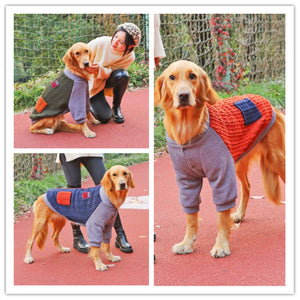 Dog Clothes Warm Sweater Two Feet  Jackets Soft Clothing for Small Big Dogs Costume